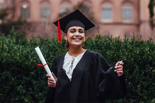 Indian student studying in USA